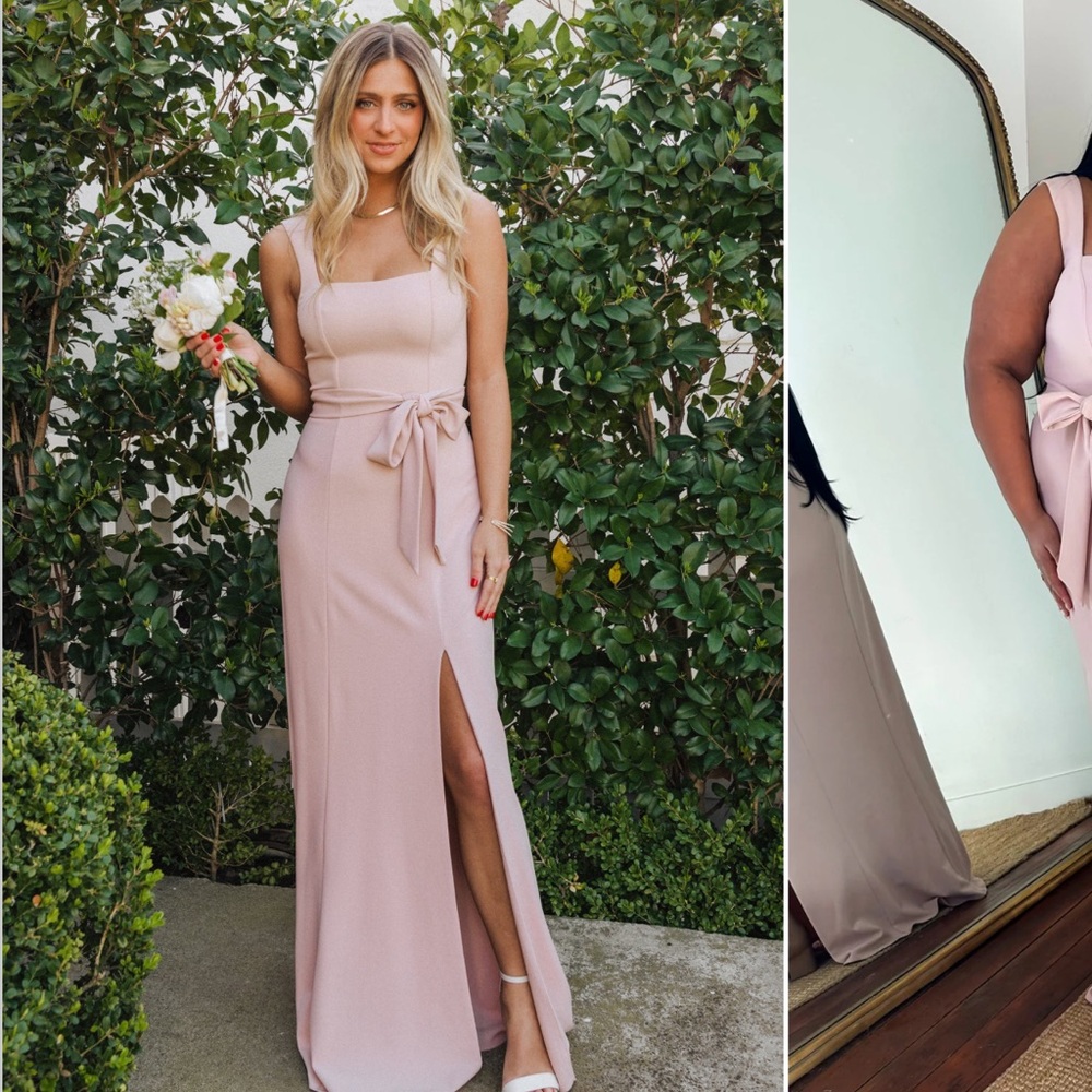 Show Me Your MuMu Dusty Blush Paris Gown Dress